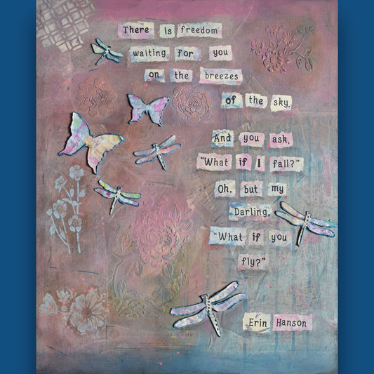 What an Artist Goes Through to Create a Mixed-Media Piece