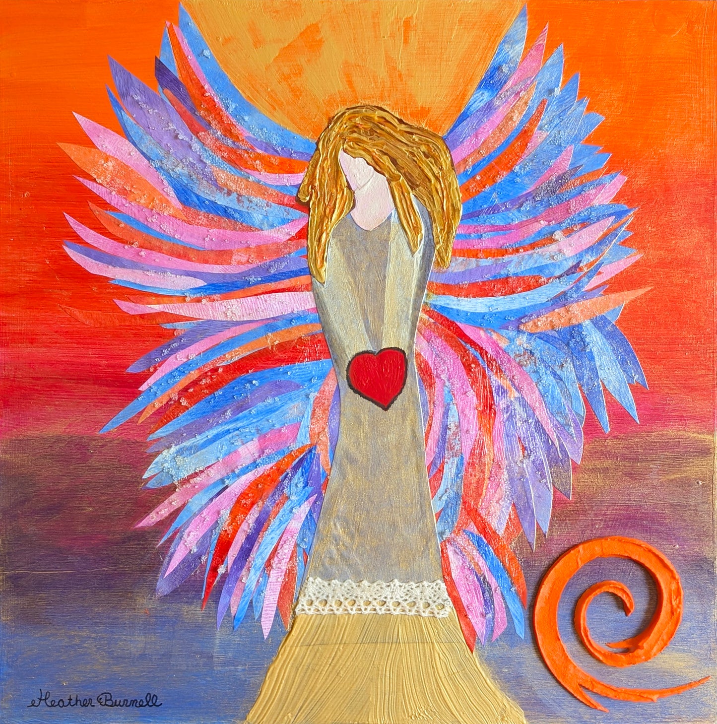 Angel 12 x 12
