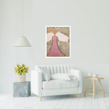Angel in Pink Dress