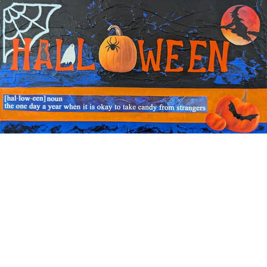 Halloween Definition Sign