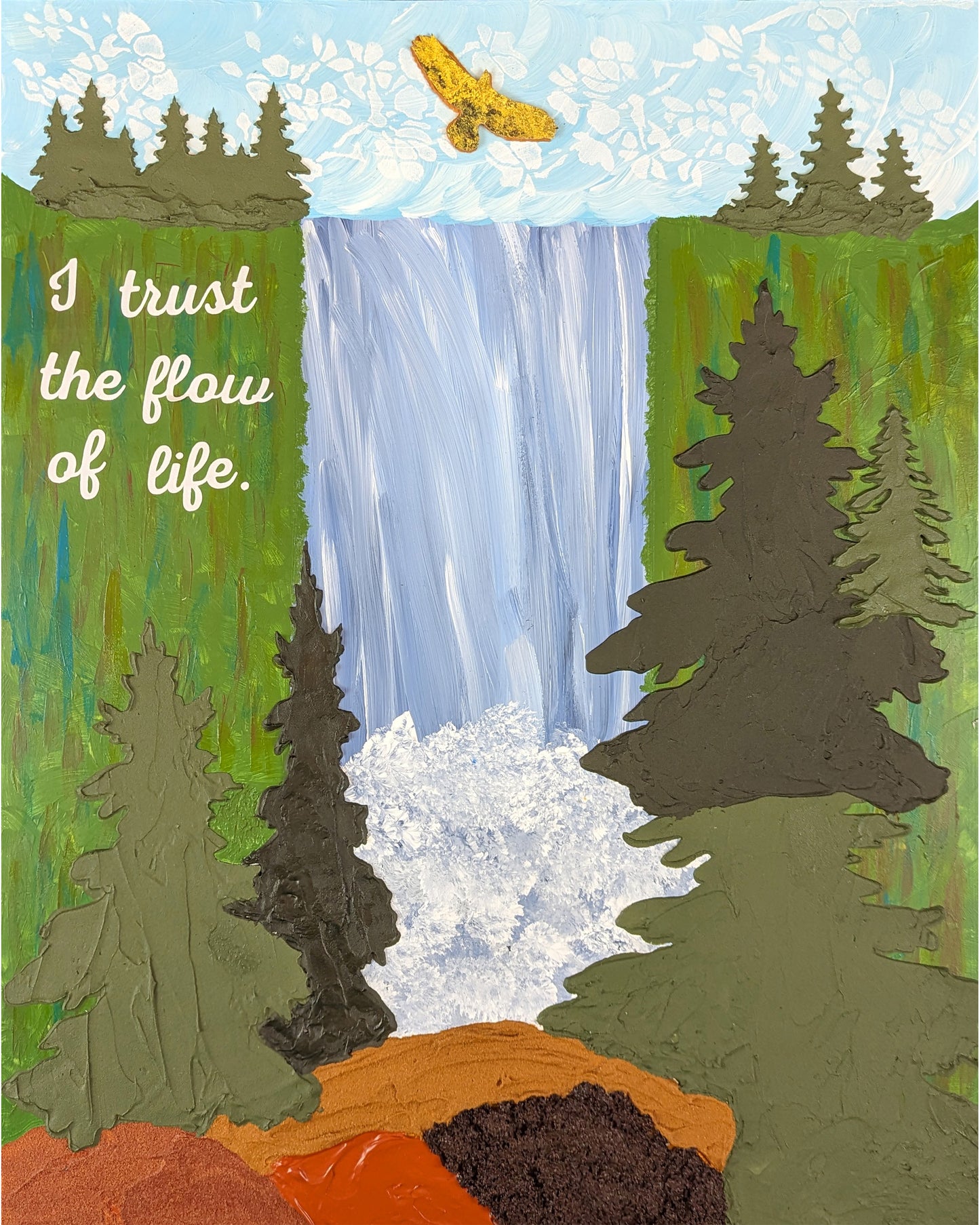 Trust the Flow of Life - Print: 8" x 10"