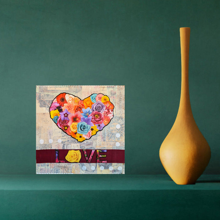 Love Heart Filled with Flowers ***Pay What You Want To!