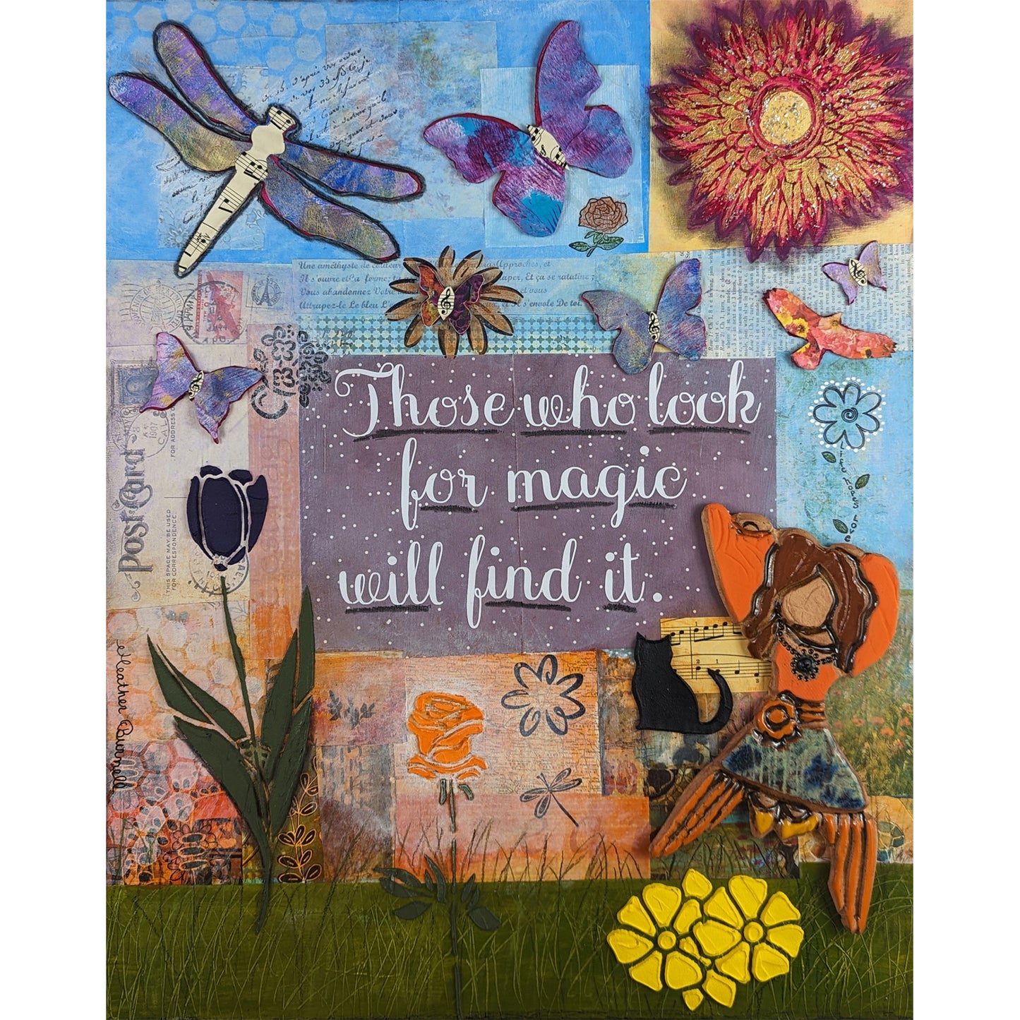 Those Who Look for Magic Will Find It art work, illustrating the beauty of seeking magic in everyday life.