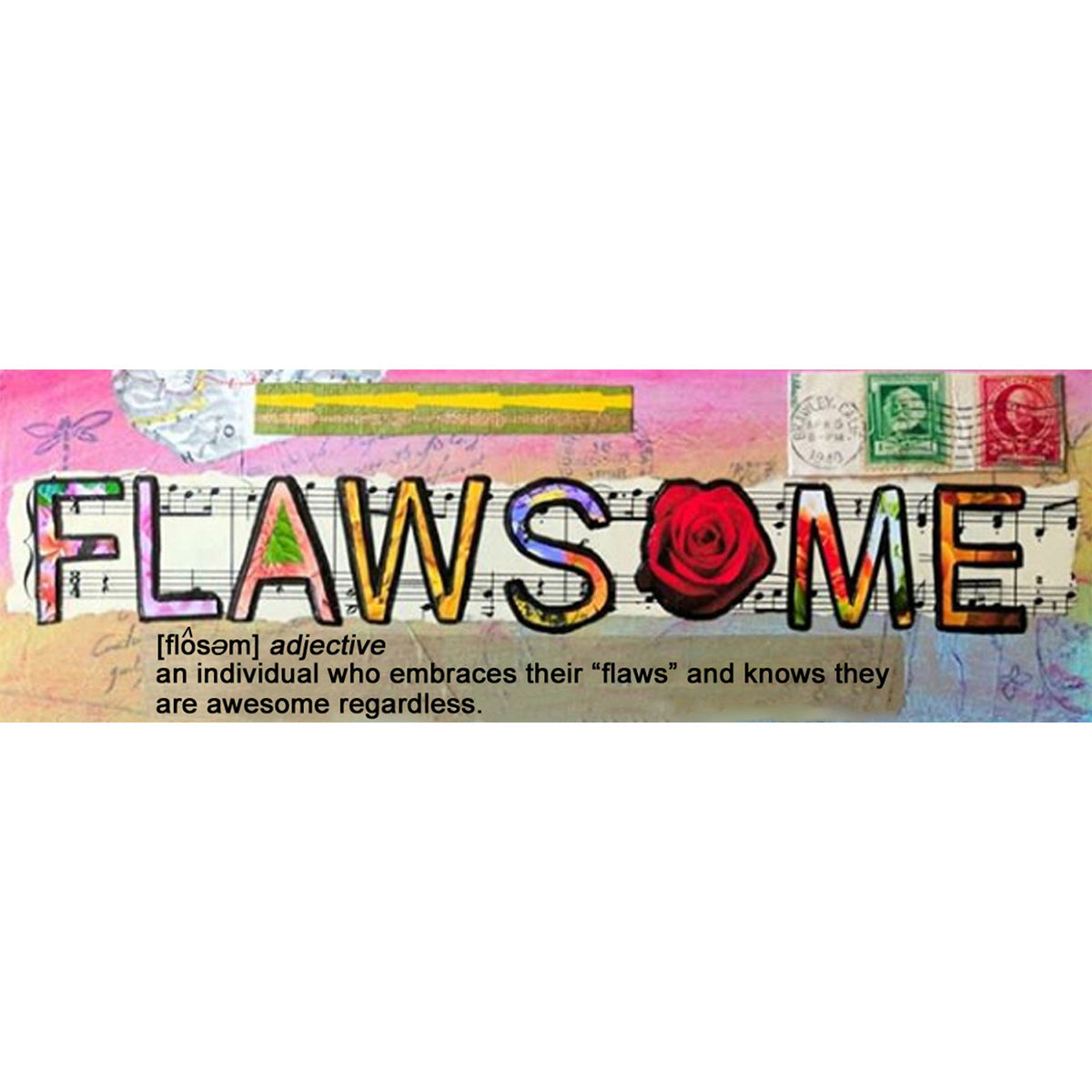Flawsome Magnet 2" x 6"
