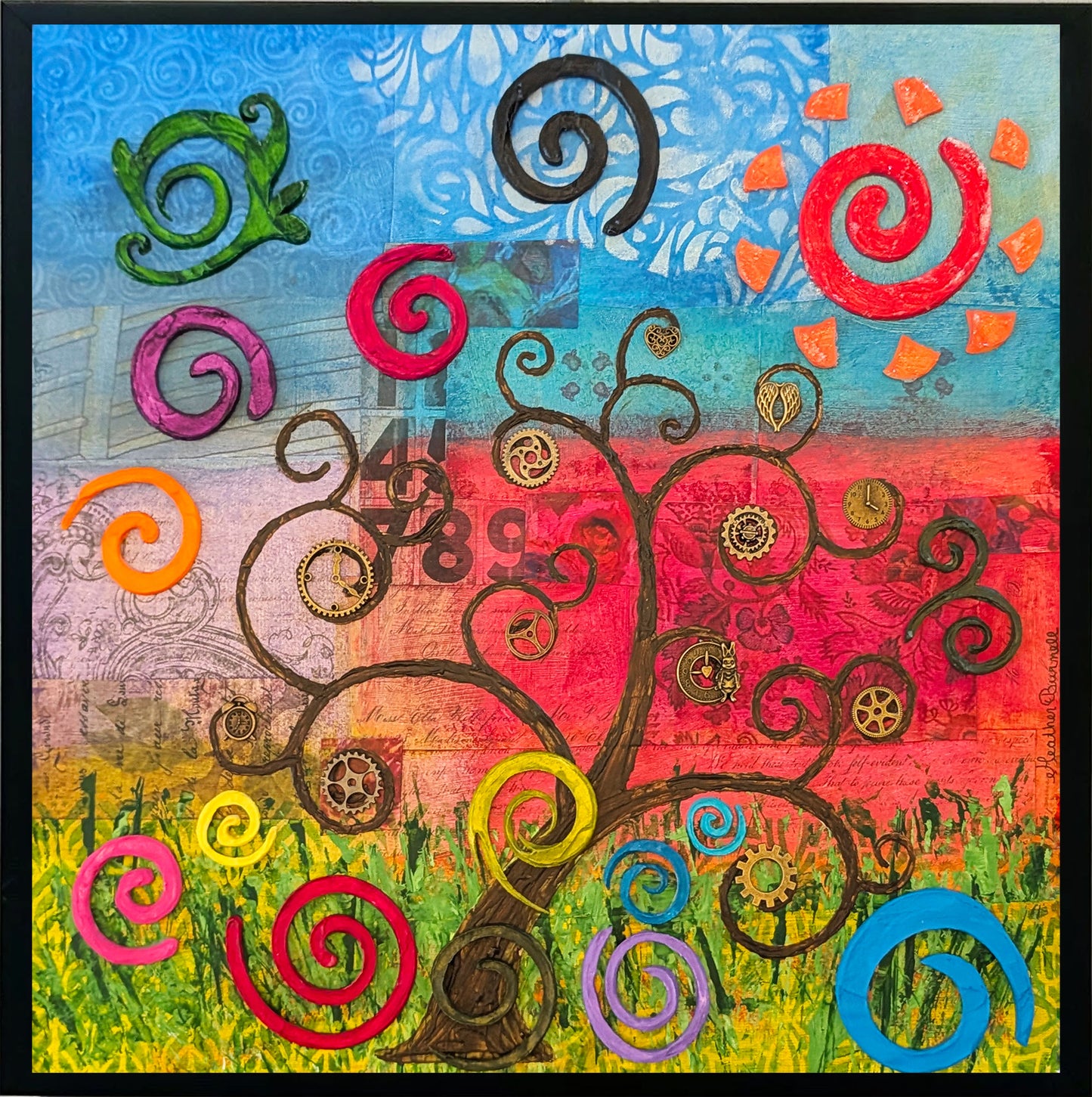 E=MC² – Tree of Life & Energy Swirls