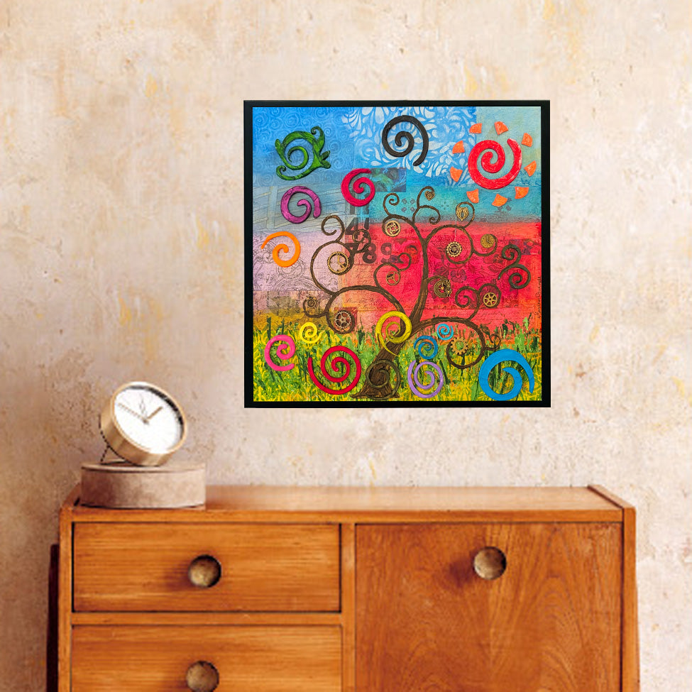 E=MC² – Tree of Life & Energy Swirls