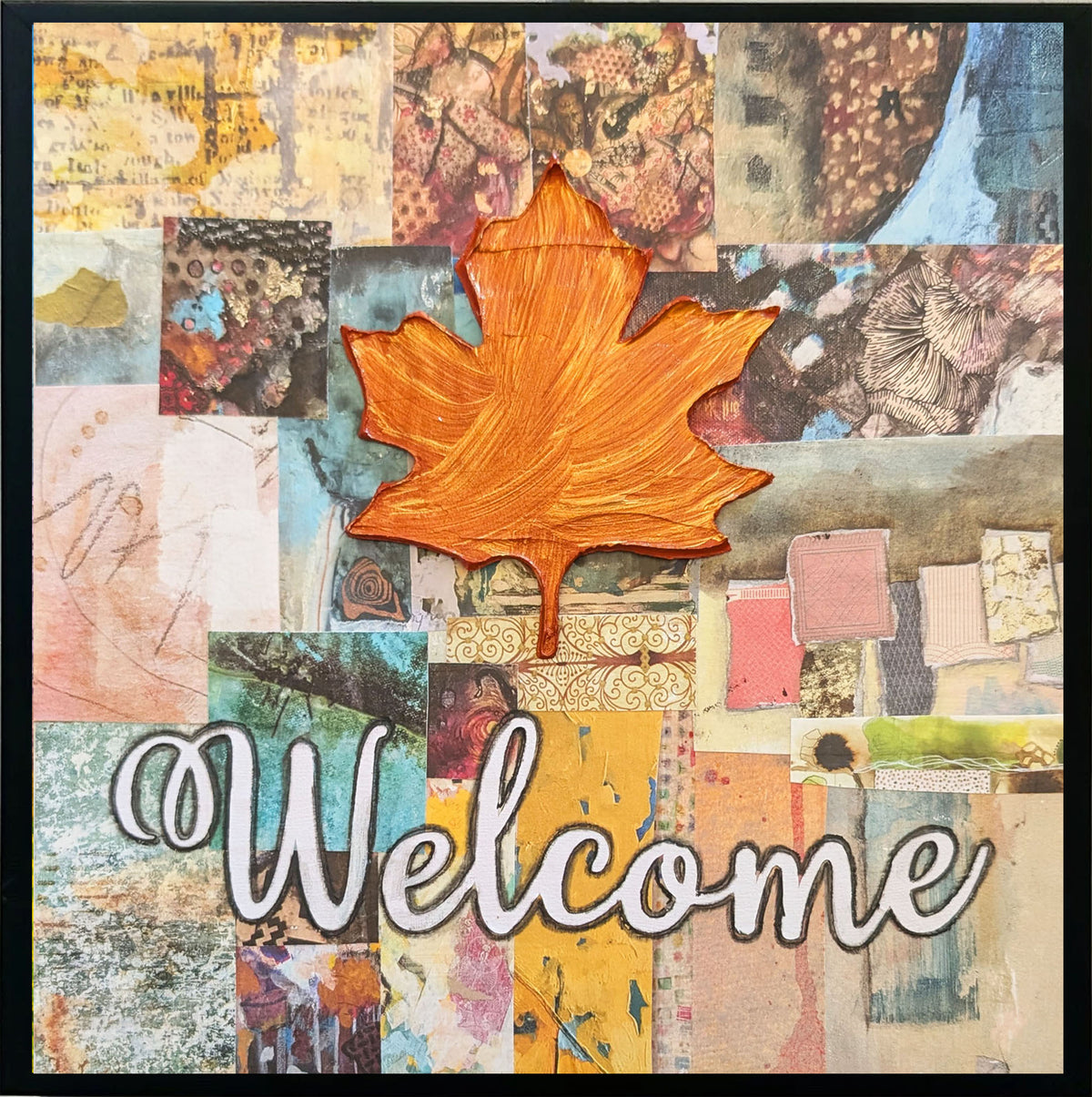Welcome with Snowflake, Heart, Shamrock, Sun, Fir Tree, Easter Bunny, July 4th & Leaf