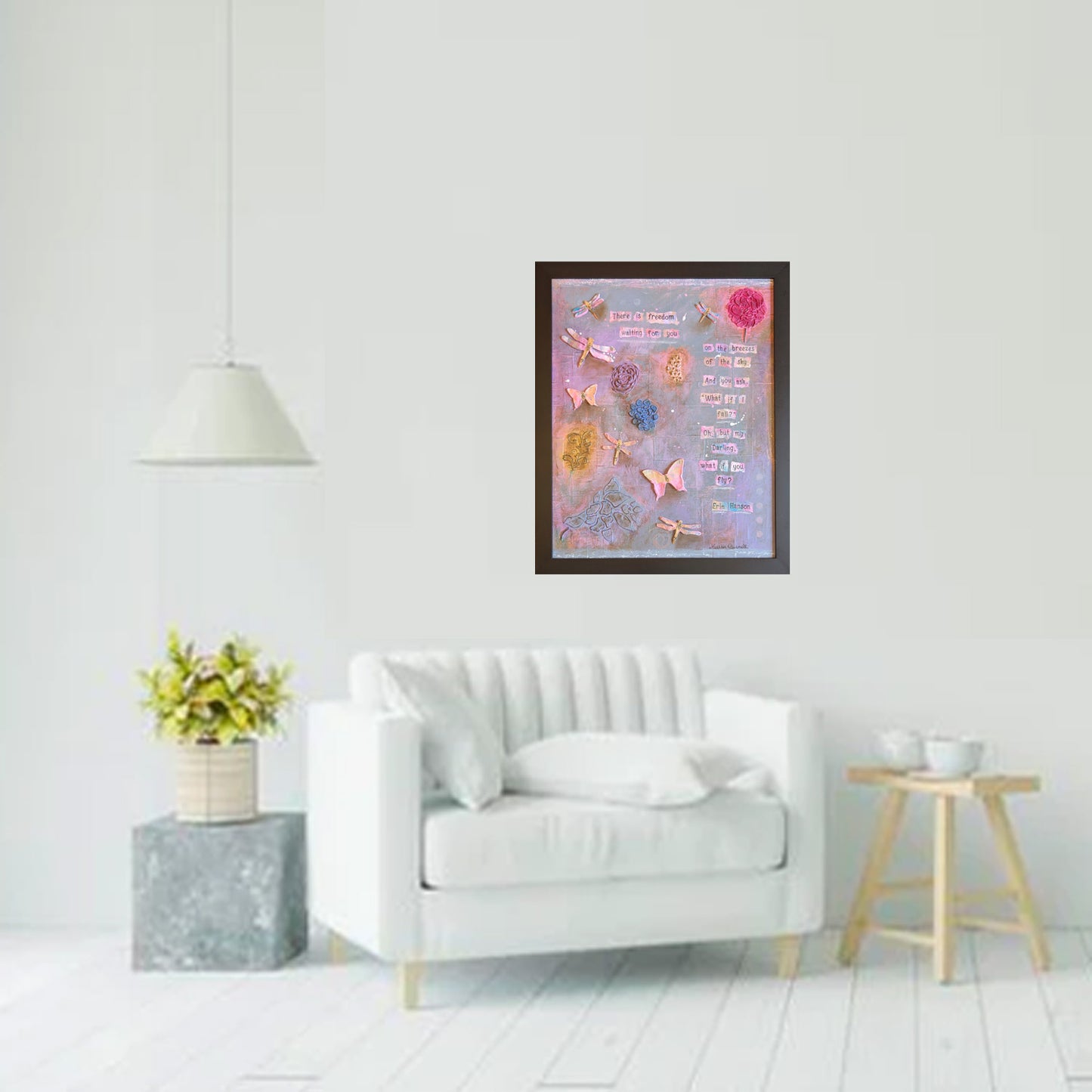 What If You Fly in a Black Frame