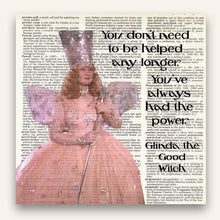 Load image into Gallery viewer, Glinda - Hanging Print on 6x6&quot; Board
