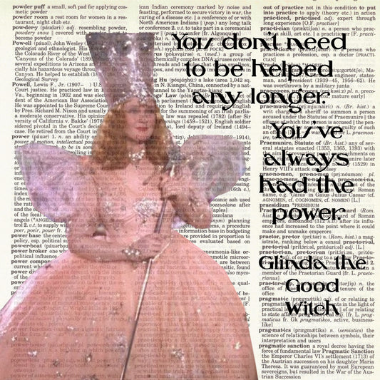 Glinda the Good Witch Magnet 4" x 4"